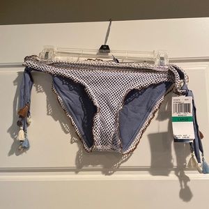 Isabella Rose Tie Side Hipster Crochet Swim Bottoms